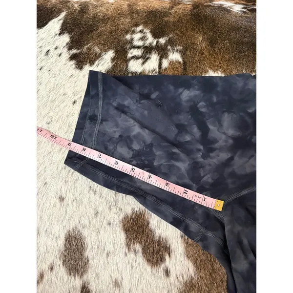 Lululemon Align Short 8" Diamond Dye Diamond Dye‎ Pitch Grey Graphite Grey SZ 6 - Image 7