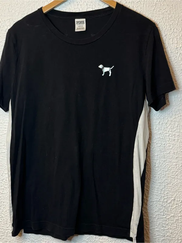 PINK Victoria's Secret Black Bling Tee - Image 2