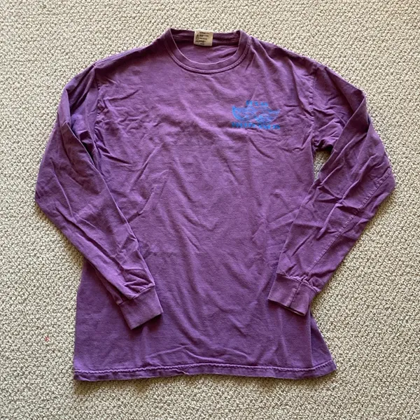 Comfort Colors Masquerade Ball TXBB Purple Long Sleeve T-Shirt Unisex Sz Medium - Image 4