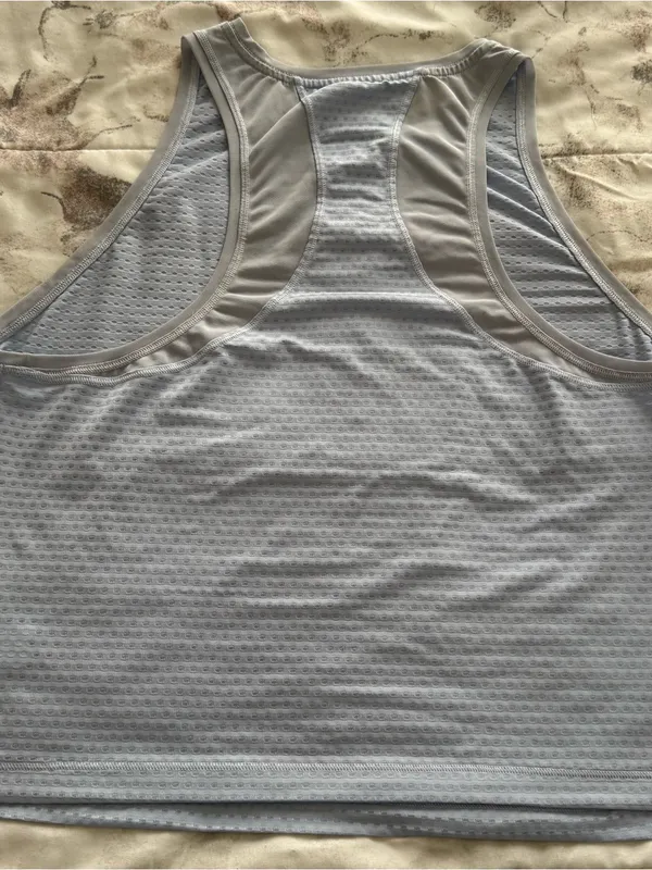 MAS Intimates Light Blue raceback Sleeveless Athletic Tank Top size S athleisure - Image 10
