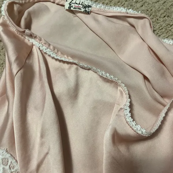 Free People Silk & Lace Skirt - Image 4