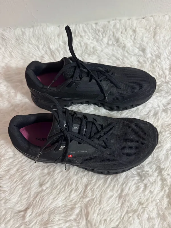 On Running Cloudstratus Black Women's Running Sneakers Size 9 - Image 5
