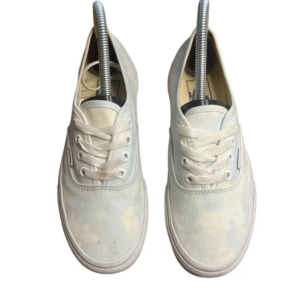Vans Authentic Bleach Wash‎ Low-Top Lace-Up Sneakers Women's Size 6 - Image 5