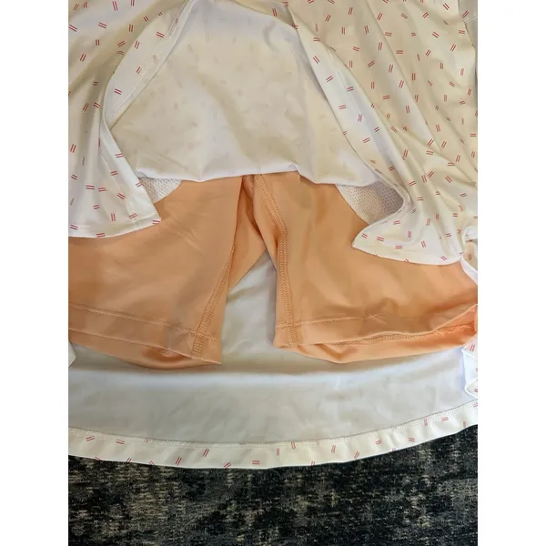 Nike Women's Dri-Fit Victory Golf Skort White Orange UPF 40+ Pockets Size Small NEW - Image 8