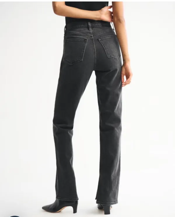 Abercrombie & Fitch Curve Love Ultra High Rise 90s Straight Jean Sz 8/29 - Image 4