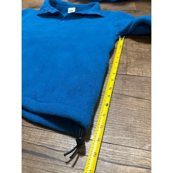L.L. Bean fleece royal blue 1/4 zip pullover - Image 5