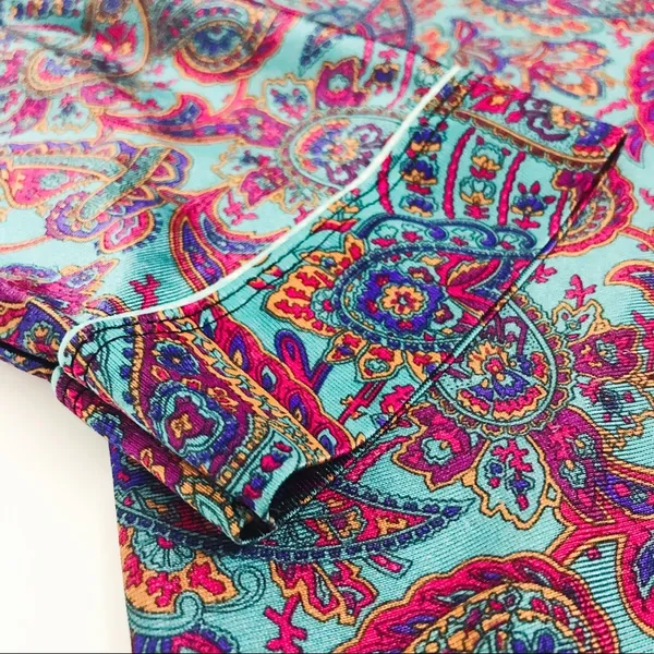 Vintage Paisley Motif Nightshirt | Size M - Image 12
