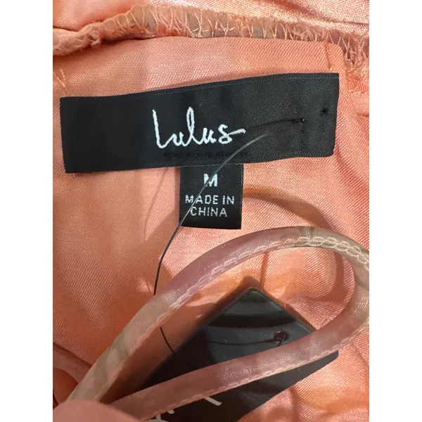 Lulus Decadent Dreamer‎ Pink Floral Backless One-Shoulder Maxi Dress Size Medium - Image 3