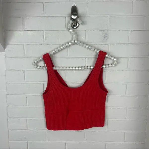 Urban Outfitters Out From Under Red Ribbed Bralette Size M/L - Image 6