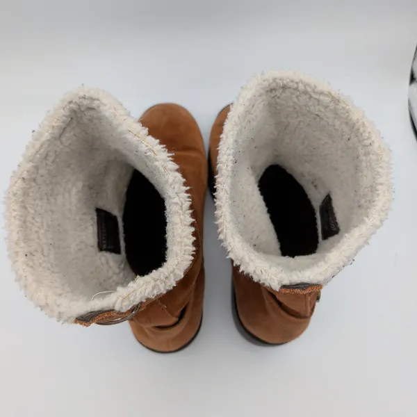 Cole‎ Haan Quiana Waterproof Suede Boots Brown Faux Shearling Lined Womens 8.5B - Image 6