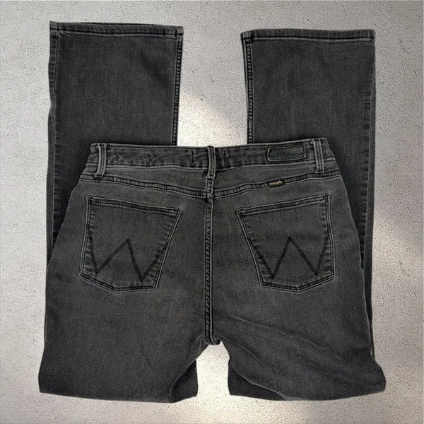 Wrangler High Rise Bold Bootcut Jeans Women's 12x30 Black Western Casual Y2K EUC - Image 2