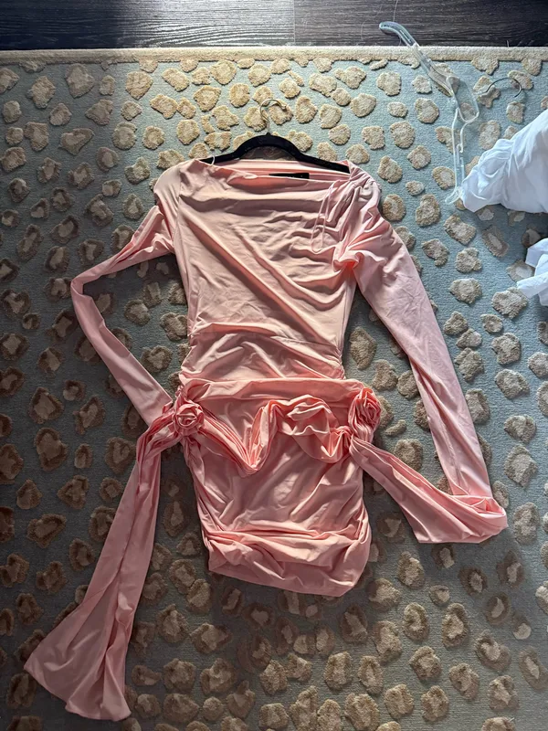Lioness Glory Mini Dress Blush - Image 3