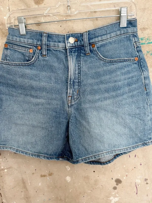 Madewell Light Blue High-Rise Denim Jean Shorts - Image 2