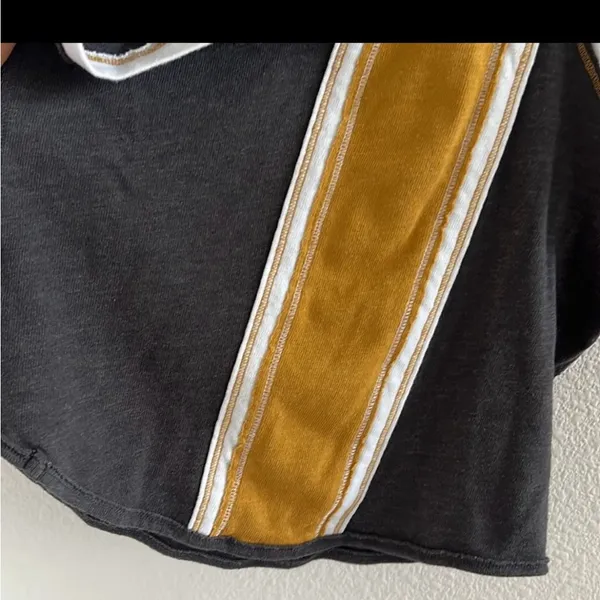 Free People Racerback fitted colorblock tank shirt XS - Image 5