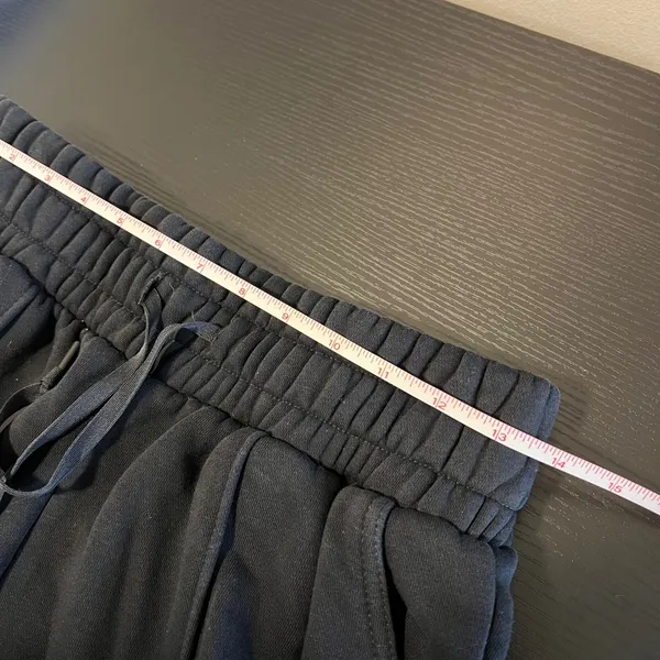 Blogilates Black Wide Leg Pintuck Sweatpants Small High Waist Loungewear - Image 10