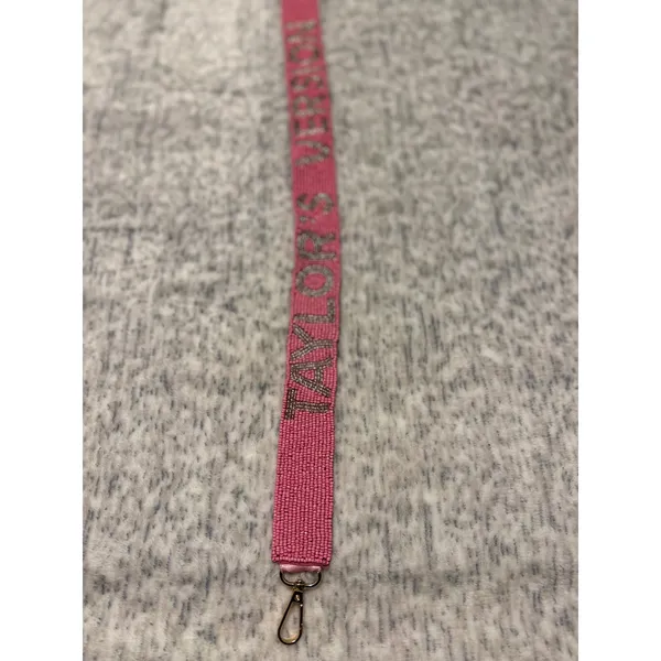Taylor Swift Eras Tour Beaded‎ guitar or purse strap Pink TAYLORS VERSION NWT 47 - Image 2