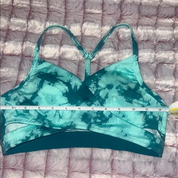 PINK Victoria's Secret‎ Green Sports Bra Intimates - Image 16