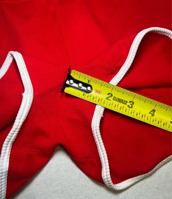 NWT Wild Fable High Rise Seamless Slim Biker Running Red Hot Shorts Size M - Image 5