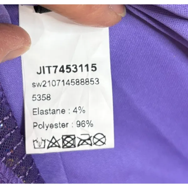 SheIn NWOT Sequin Cowl Neck Sleeveless Dress Womens S Lavender Glam Retro Hoco‎ Event - Image 7
