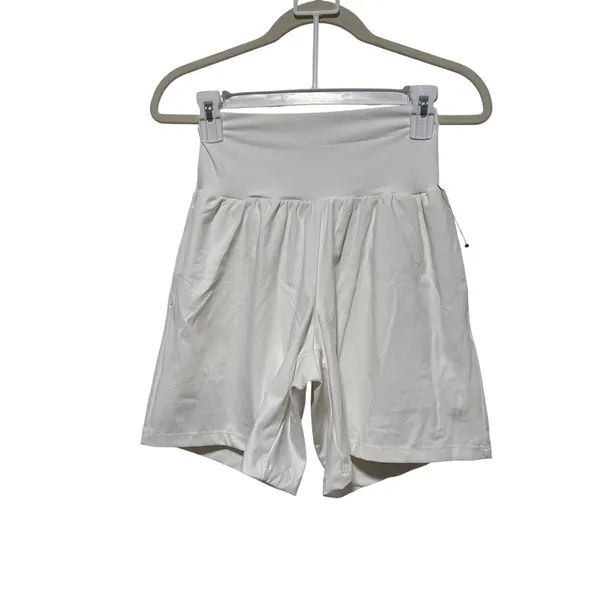 Halara White SoftZero Airy Shorts with Skirt Overlay S - Image 2