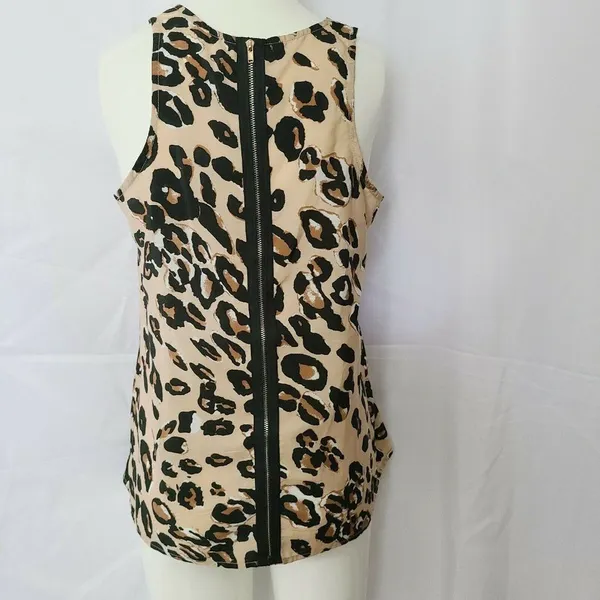 Annabella Animal Print‎ Leopard Full Zip back S - Leopard Cheetah Mob Wife - Image 2