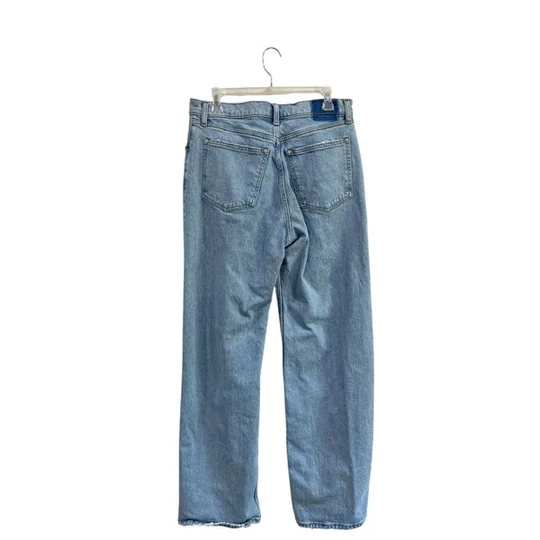 Abercrombie 90s Relaxed Jeans High Rise Light Wash Straight 30/10‎ - Image 2