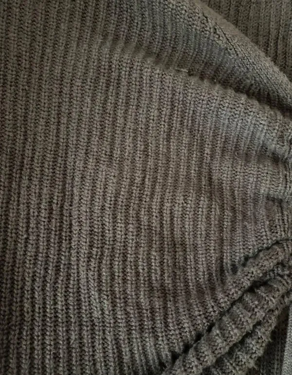 Hollister Black Ruched Sweater - Image 4