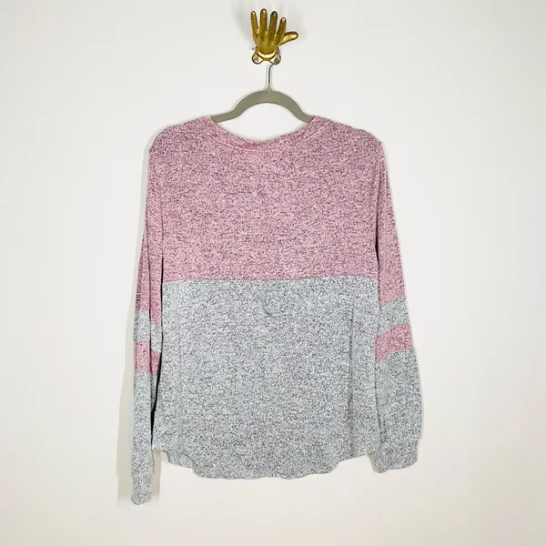 No Boundaries Long Sleeve Colorblock XL - Image 6