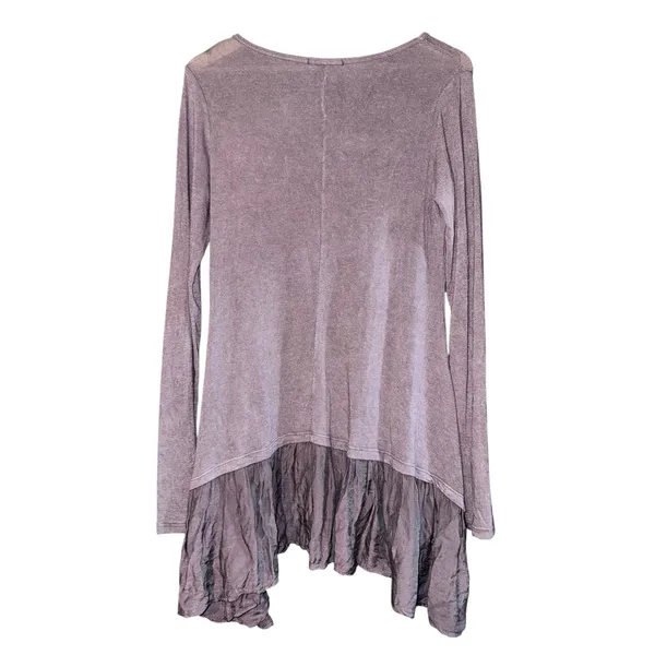 Tempo Paris Long Sleeve Fairy Top Medium Whimsical Boho Grunge Ballet Lagenlook‎ - Image 4