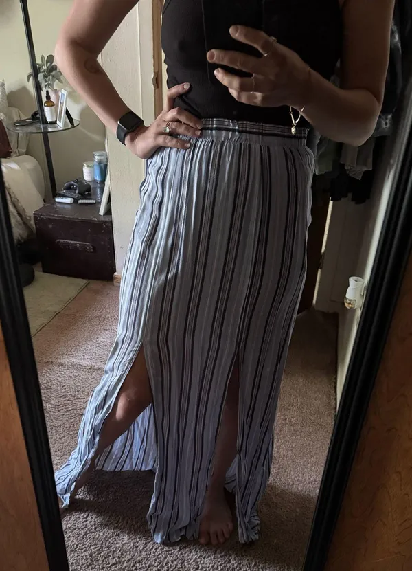 Love, fire maxi skirt - Image 3