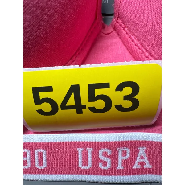 US Polo Assn‎ Pink Sports Bra Wireless Padded Logo Band Womens 1X 3PKBR4612 - Image 7