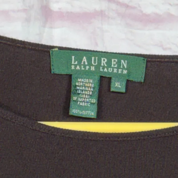 Lauren Ralph Lauren Women's XL Long Sleeve Button Detail Top - Image 3