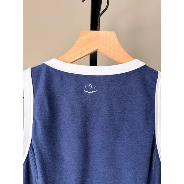 Beyond Yoga Outlines Dress Navy Large - Image 5