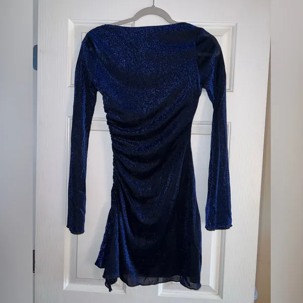 Princess Polly Donelli Long Sleeve Mini Dress in Navy Size 6 New with tags - Image 13