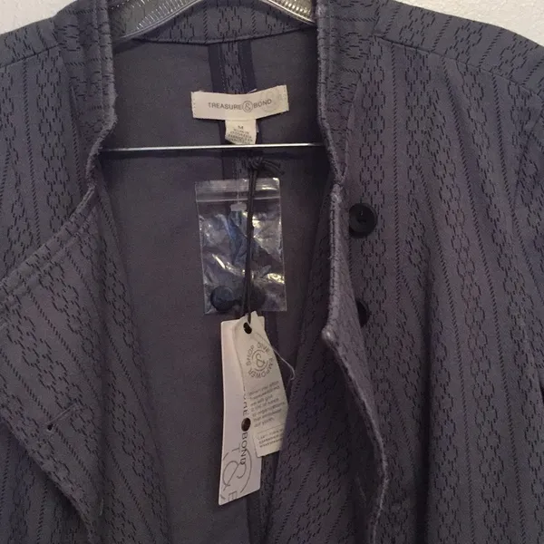 deconstructed double breasted jacket M - Image 3