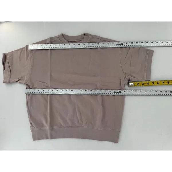 American Giant Everyday Short Sleeve Sweatshirt M Sunset French Terry Made USA - Image 8