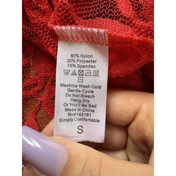 LuLaRoe Size Small Sheer Mesh Lace Long Open Maxi Duster Boho Western Festival - Image 5