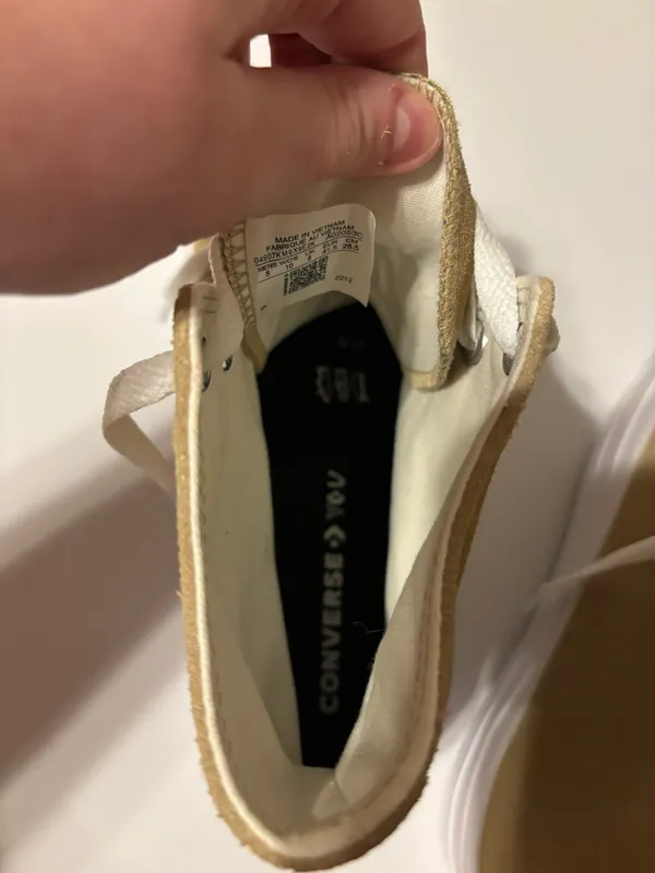 Converse Light Brown Suede Platform - Image 7