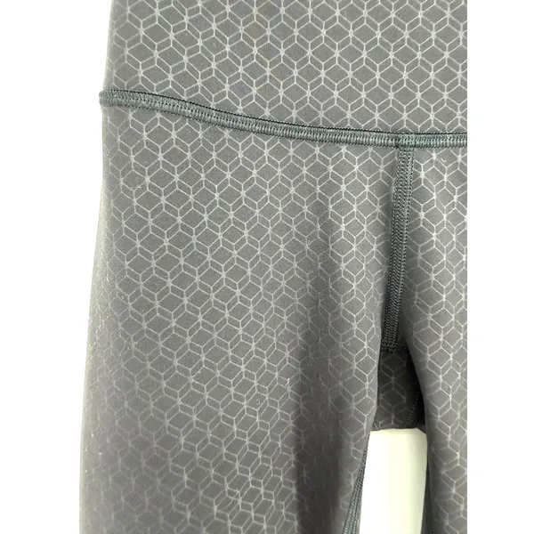 Lululemon Wunder Train High-Rise Tight 25" Size 0 Geo Tile Emboss Black - Image 5