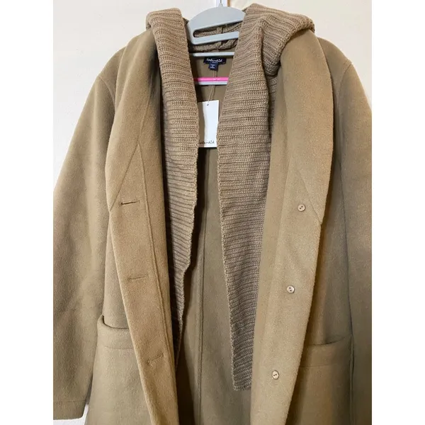 New Splendid Annika Coat knit removeable collar Sz‎ XS - Image 8
