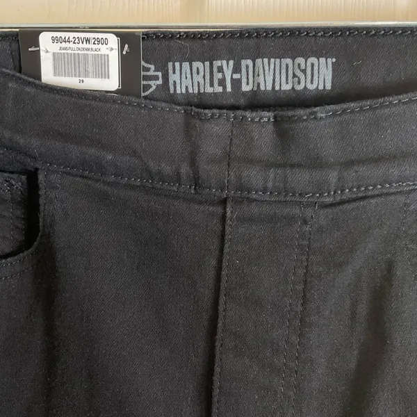 Harley-Davidson Woman’s High-Rise Skinny Pull-On Jeans Size 29 - Image 6