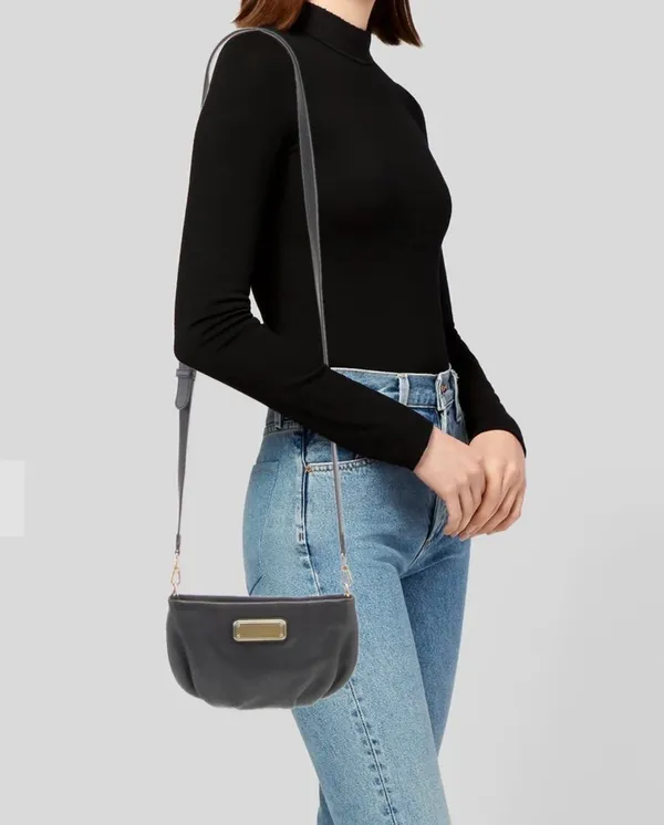 Marc by Marc Jacobs Black Leather Crossbody Bag - Image 2