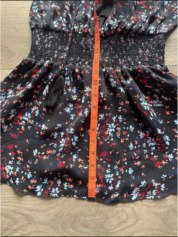 Parker Sheer Floral Print Dress - Image 4
