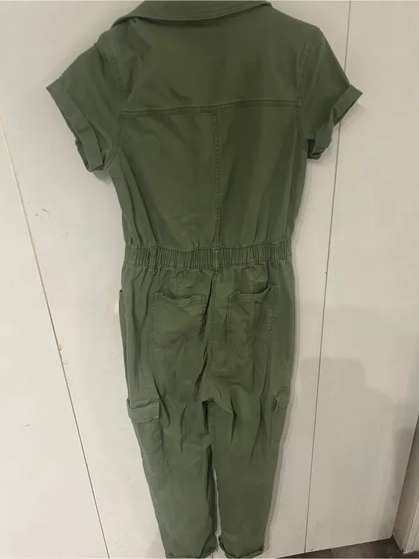 Celebrity Pink Olive Green Utility Jumpsuit - Image 4
