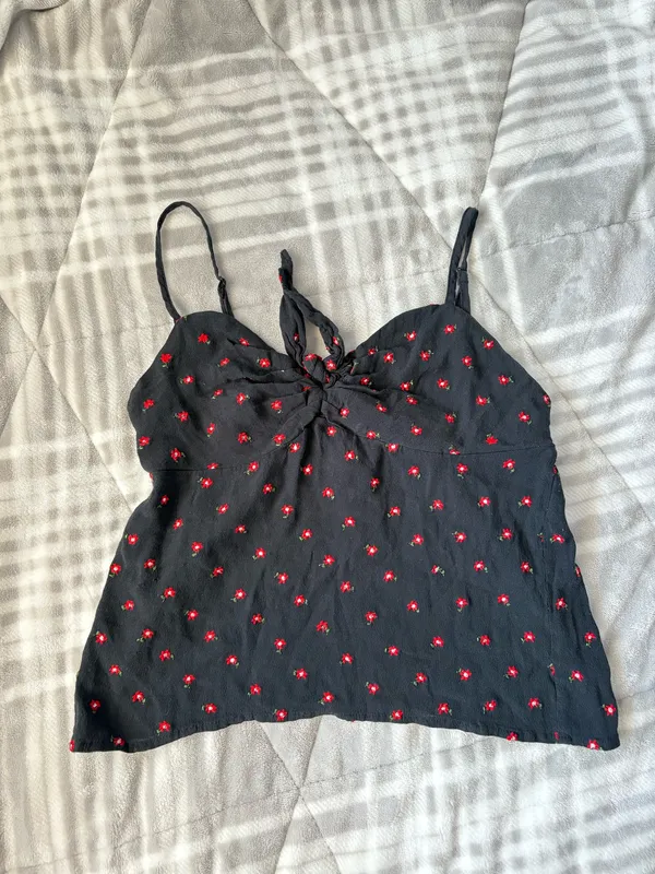 Brandy Melville Floral Tank Top - Image 2