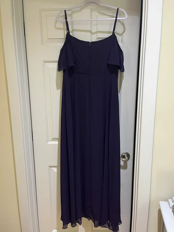 Formal Dress Purple Size 14 - Image 2