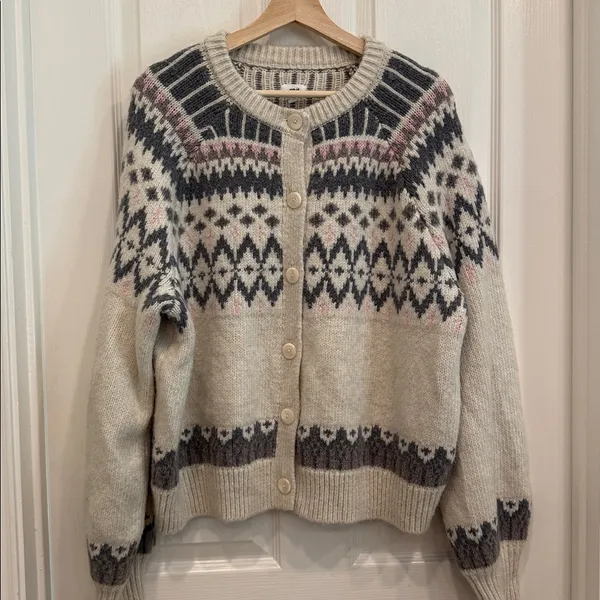 Aerie Fair Isle cardigan NWOT - Image 9