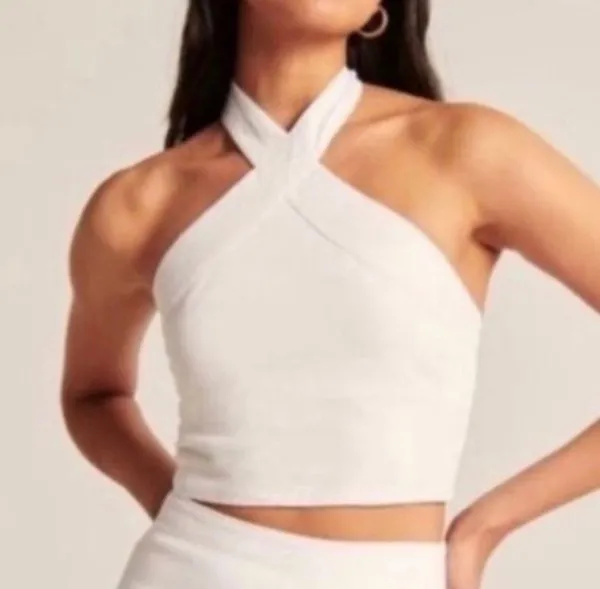 Abercrombie white tank top - Image 2