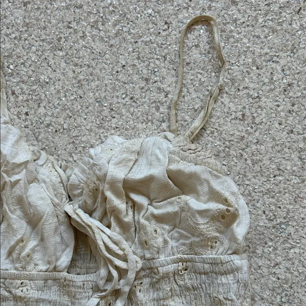 ILLA ILLA Cream Ruffled Dress - Image 3