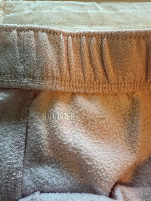 Hollister Pink Wide Leg Sweatpants - Image 6